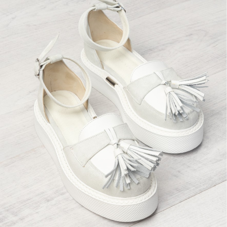     Pantofi - Augustino - Cream White